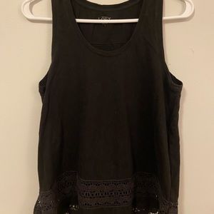 LOFT small black tank top